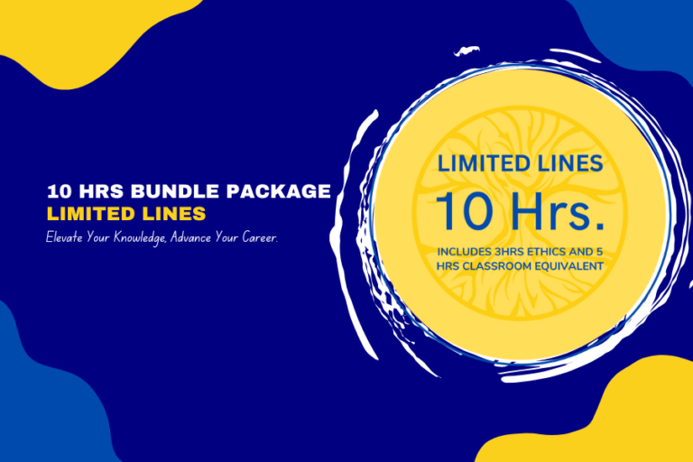 Texas 10-Hour Limited Lines Bundle: Personal Auto Policy and Ethics for Insurance Professionals